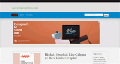Desktop Screenshot of calismakitabim.com